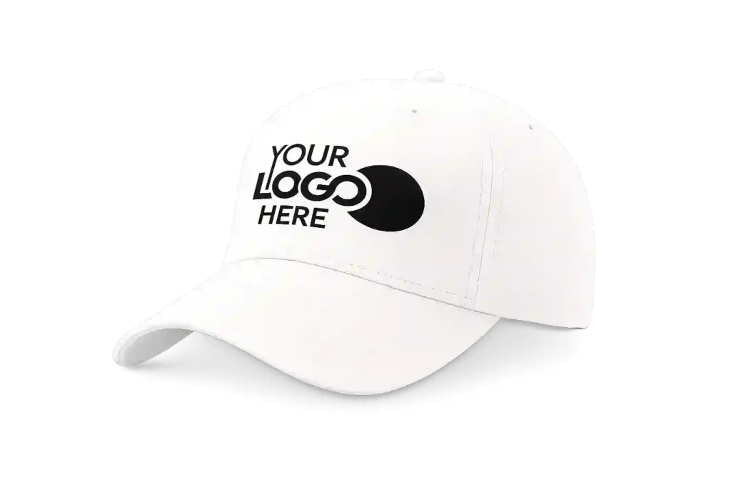 Custom logo cap produced through DTF printing services in Jeddah.