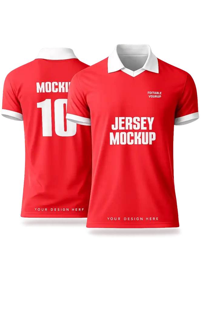 Custom sports jerseys with professional DTF printing finish.