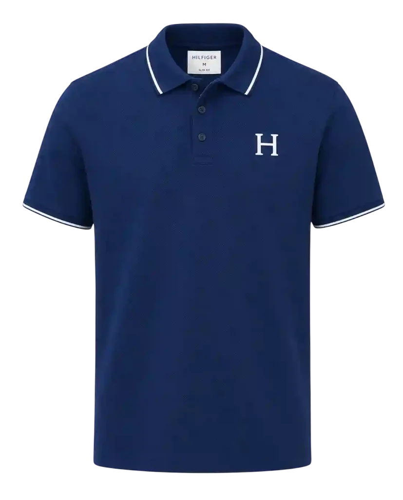 Blue premium polo shirt from polo T-shirts suppliers in Riyadh.
