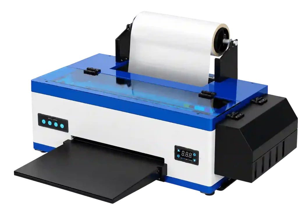 Professional DTF printing machine used for DTF film printing service in Jeddah.