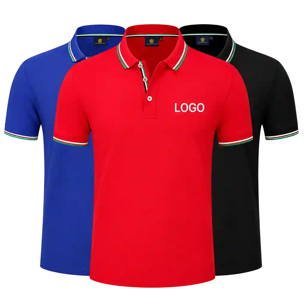 Multi colour polo shirts for promotional uniforms.