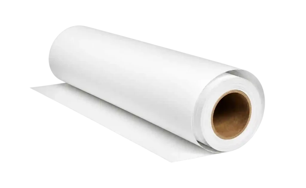 Premium DTF transfer film roll used for professional DTF film printing service in Jeddah, delivering vibrant and durable print transfers.