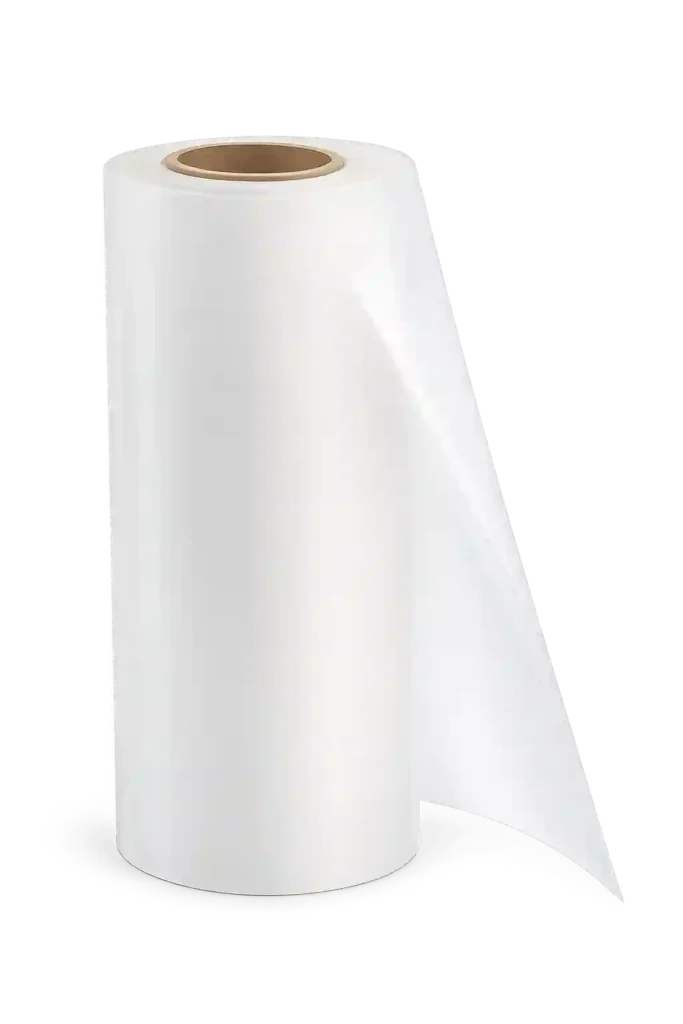 Premium transfer film roll for custom garment printing.