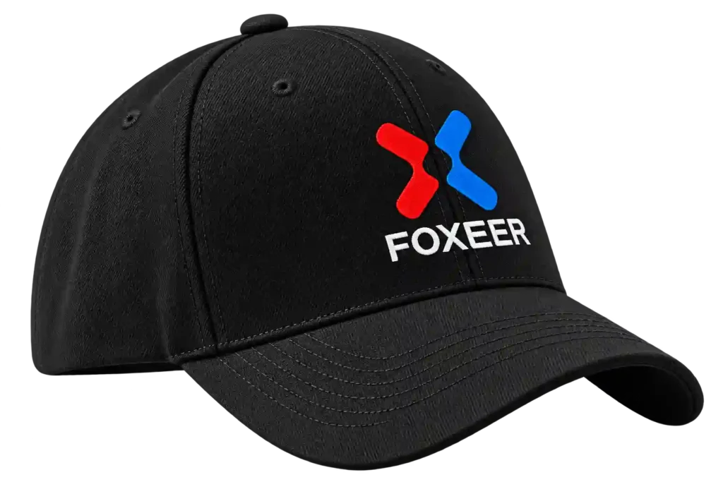 Black cap with colourful custom logo.