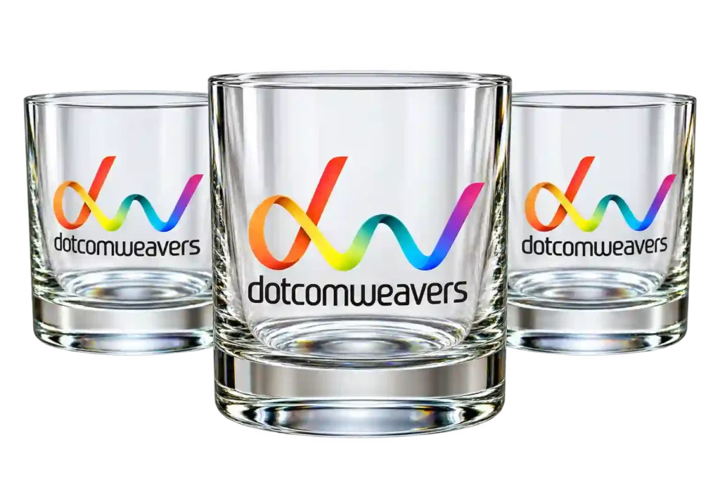 Custom printed metal cans with colorful branding.