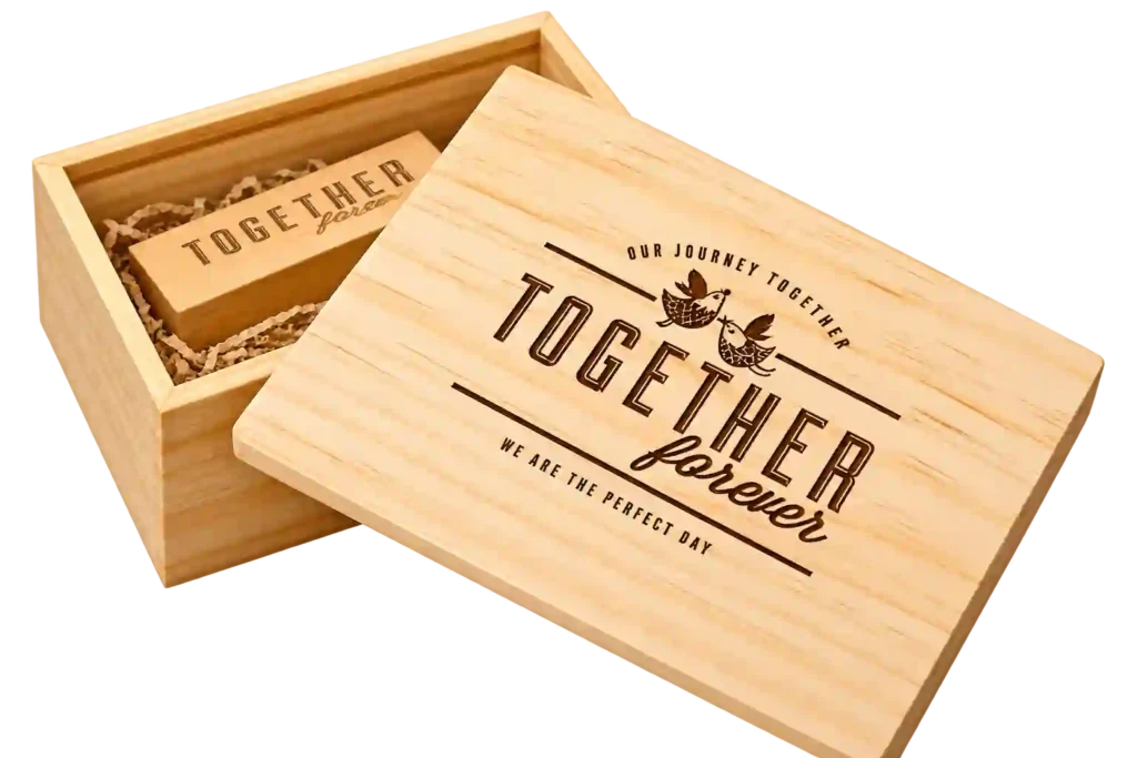 Custom wooden plaque with detailed printed design.
